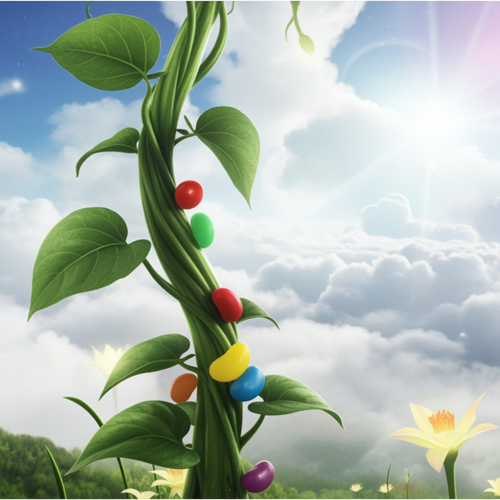 Rainbow Giant Jelly Beans 1kg Bag