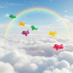 Rainbow Air Planes 1kg Bag