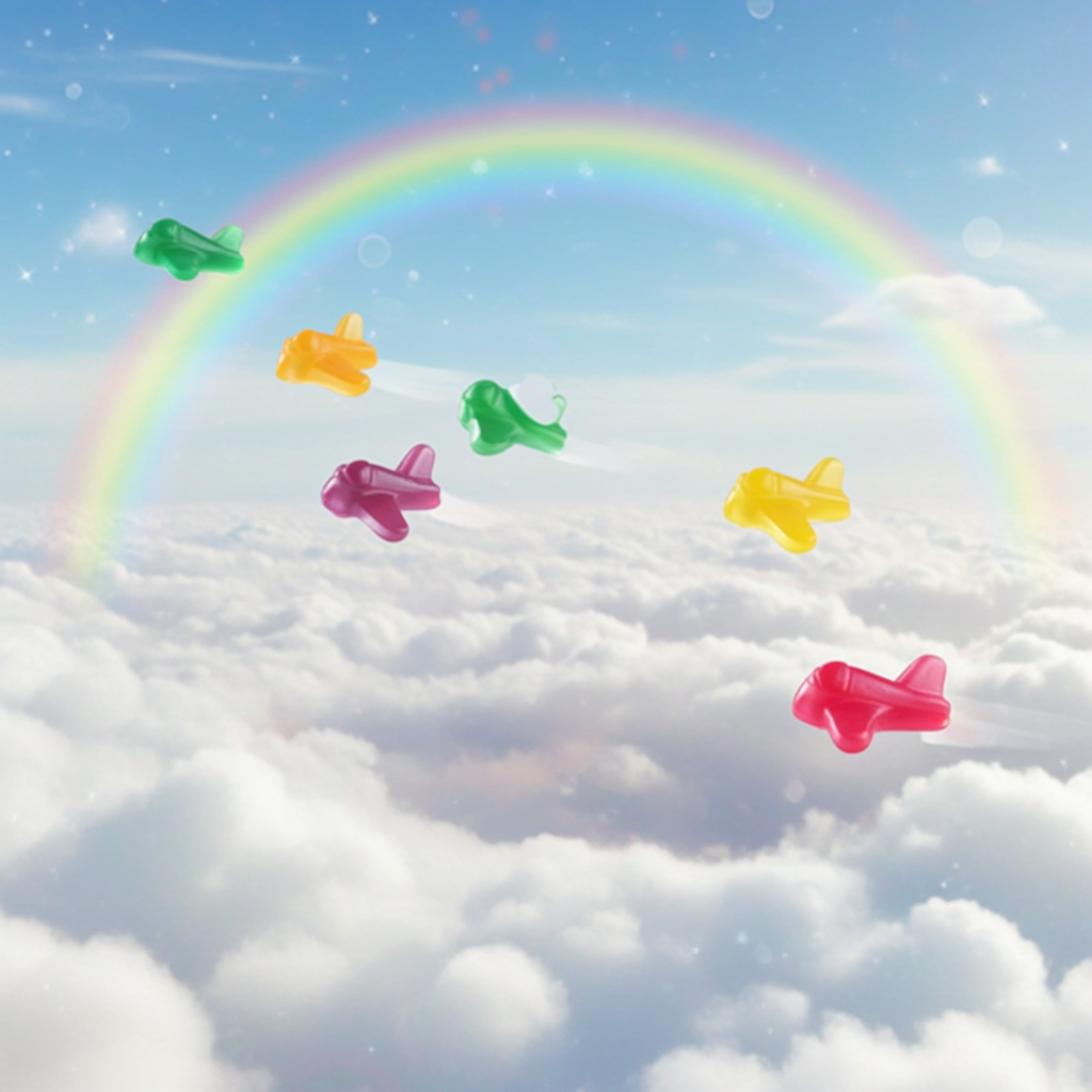 Rainbow Air Planes 1kg Bag