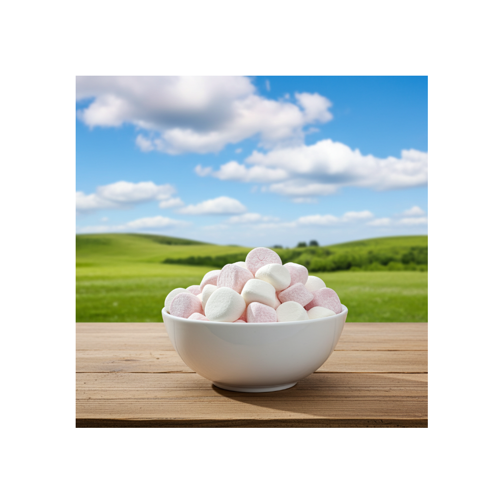 Rainbow Marshmallows (Seconds) 1kg Bag