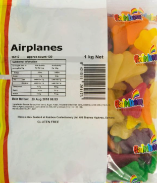 Rainbow Air Planes 1kg Bag