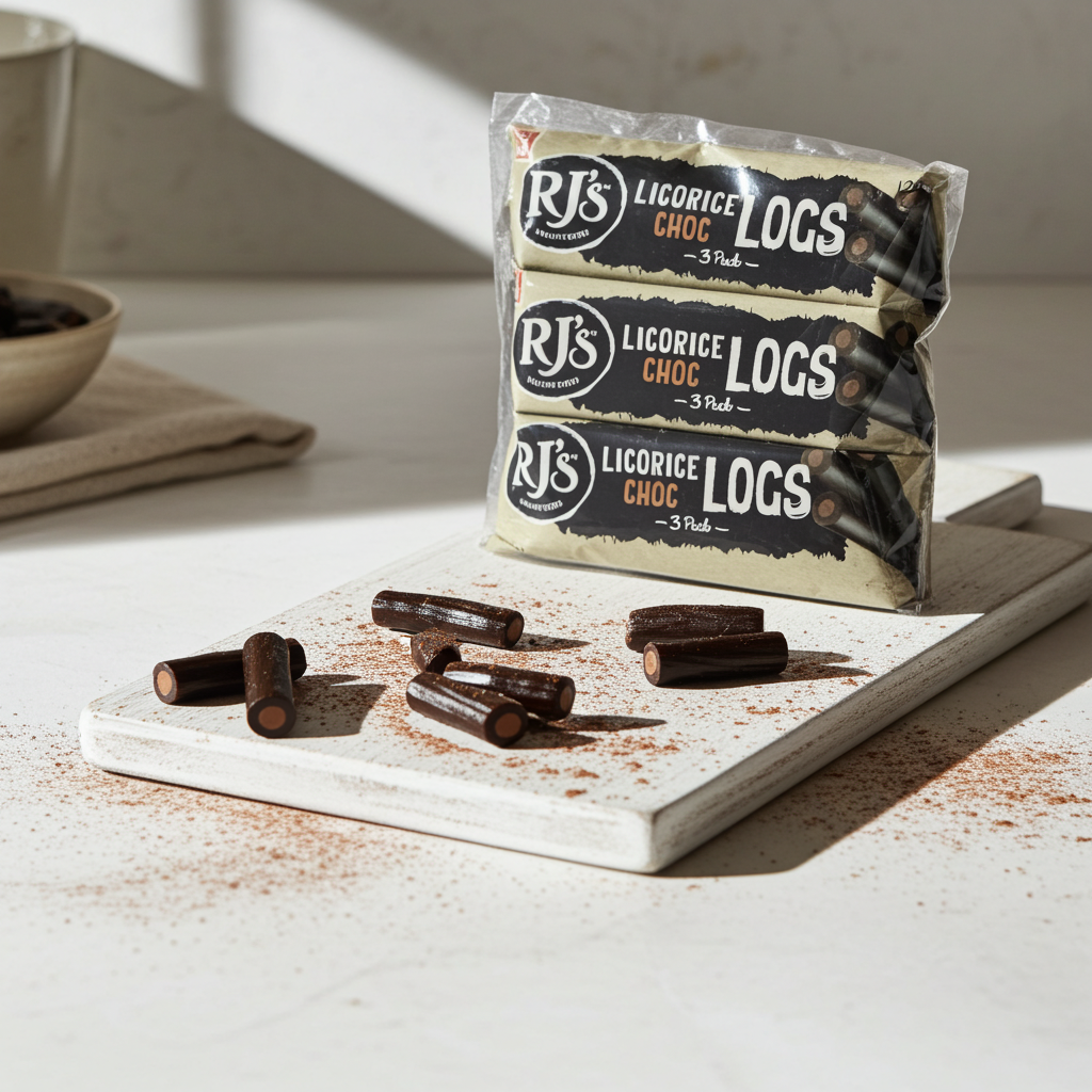 RJ's Licorice Choc Logs (Seconds) 9 x 3 packs
