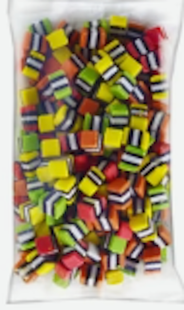 Rj's Licorice Allsorts Offcuts (Seconds) 750gm Bag