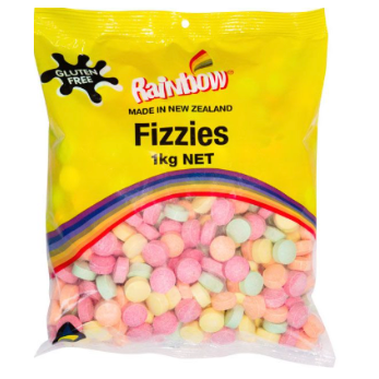 Rainbow Sherbet Fizzies 1kg Bag