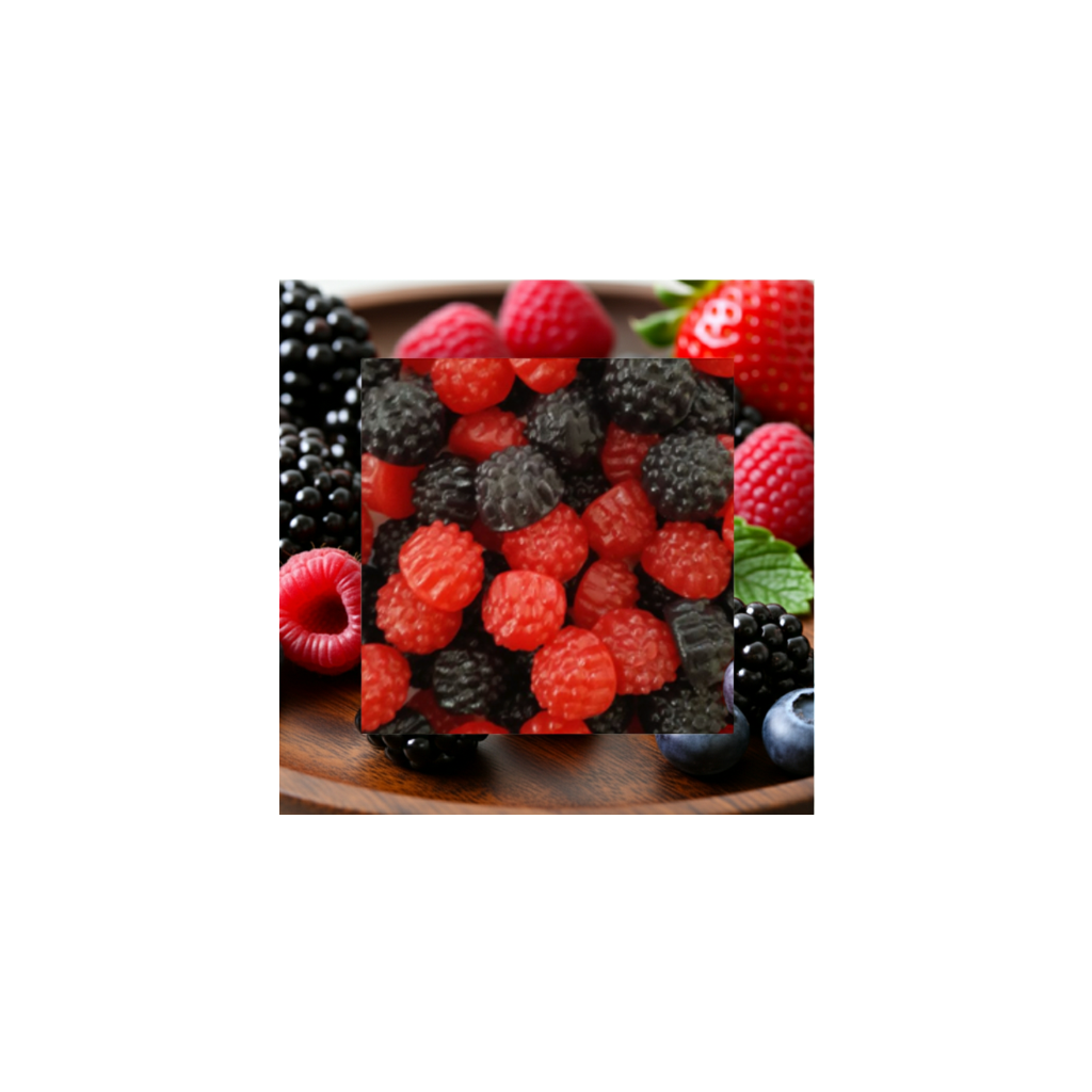 Rainbow Black & Reds 1kg Bag